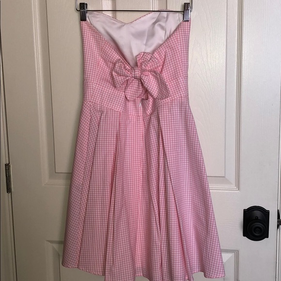 Lauren James seersucker pink dress - Picture 3 of 4